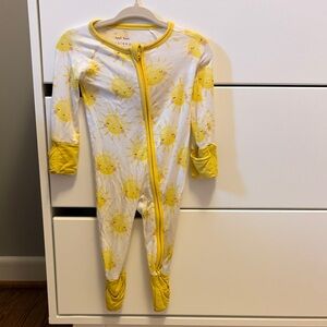 Little Sleepies Baby One-Piece Sleeper — Yellow Sun Print